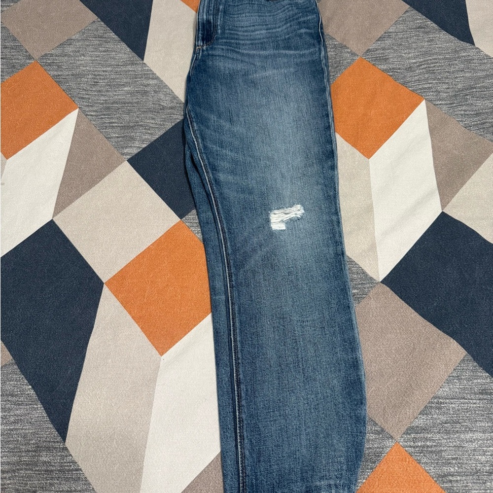 Lucky Brand Women’s Bridgette Skinny Blue Distressed Jeans
